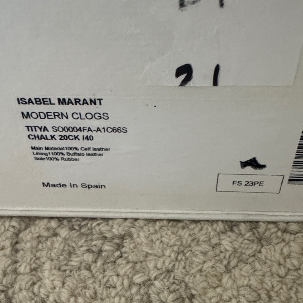 Isabel Marant Beige Women's clogs - Picture 4 of 6